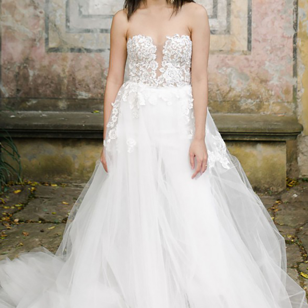 Unique Sheath Wedding Dresses with Detachable Train Strapless 2 Pieces Bridal Pants Suit Bride Jumpsuit for Wedding Party