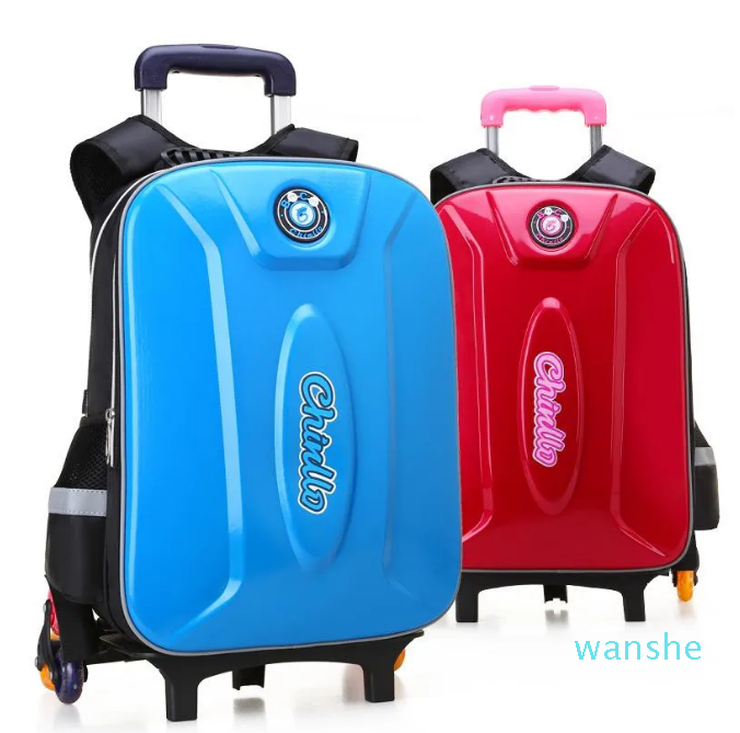 Removable Children School Bags 6 Wheels Stairs Kids Boys Girls Backpacks Trolley Schoolbag Luggage Book Bag Backpack Mochila, Gold
Removable Children School Bags 6 Wheels Stairs Kids Boys Girls Backpacks Trolley Schoolbag Luggage Book Bag Backpack Mochila, Gold