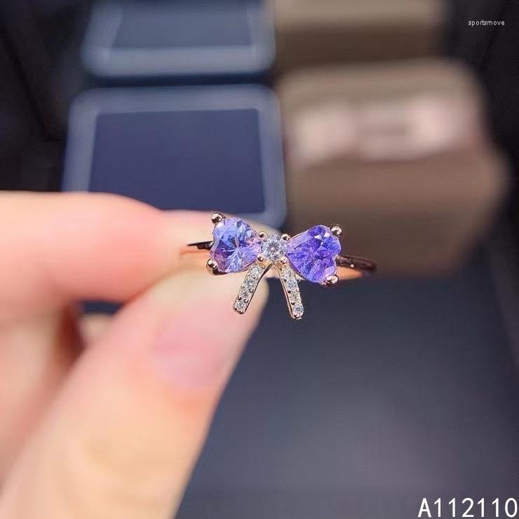 Cluster Rings Fine Jewelry 925 Sterling Silver Inset With Natural Gemstone Women's Vintage Bowknot Tanzanite Adjustable Ring Support D
Cluster Rings Fine Jewelry 925 Sterling Silver Inset With Natural Gemstone Women's Vintage Bowknot Tanzanite Adjustable Ring Support D