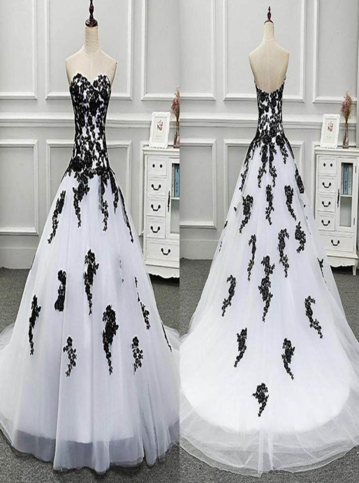 Amazing Black And White Princess Wedding Dresses Bridal Gowns Sweetheart Real Po Applique Lace Backless Reception Dress9568286
Amazing Black And White Princess Wedding Dresses Bridal Gowns Sweetheart Real Po Applique Lace Backless Reception Dress9568286