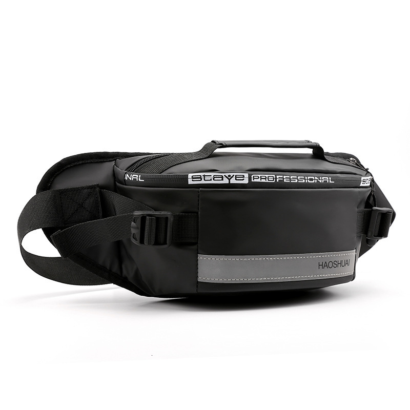 Waist Bags Anti-theft Male Belt Close-Fitting Waist Bags Multi-Functional Hip Bum Reflective Strip Shoulder Bag Men Nylon Fanny Chest Pack 230627