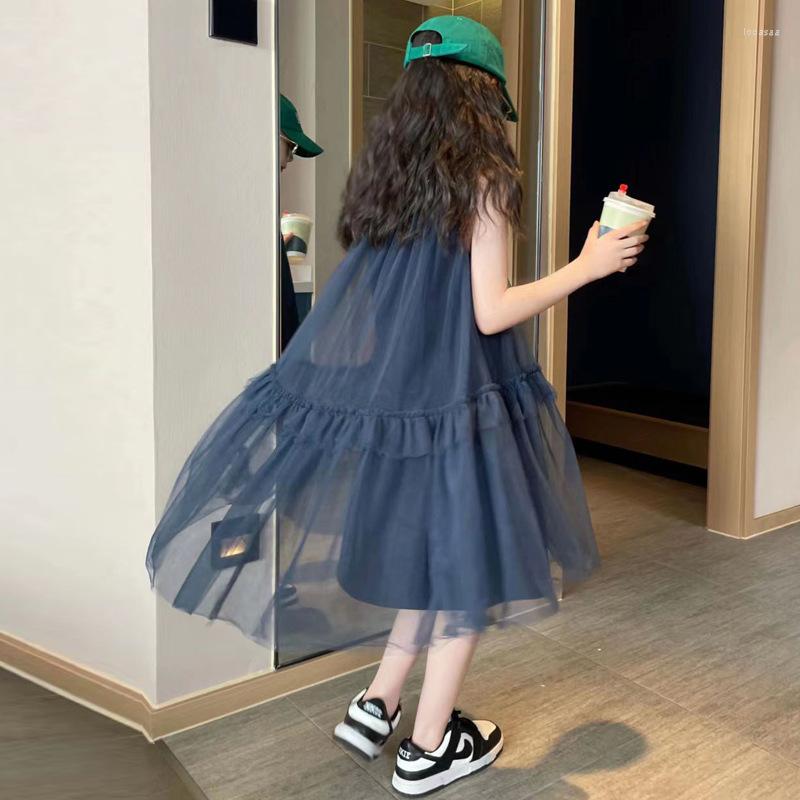 Girl Dresses Teens Girls Ruffles Patch Cotton A-line Summer Dress Causal Wear T-shirt Sundress For Kids Letters Print Streetwear, Navy
Girl Dresses Teens Girls Ruffles Patch Cotton A-line Summer Dress Causal Wear T-shirt Sundress For Kids Letters Print Streetwear, Navy