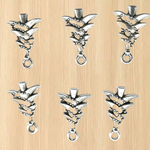 200pcs christmas tree antique silver charms pendant jewelry DIY Necklace Bracelet Earrings accessories 2114mm Customize Generatio