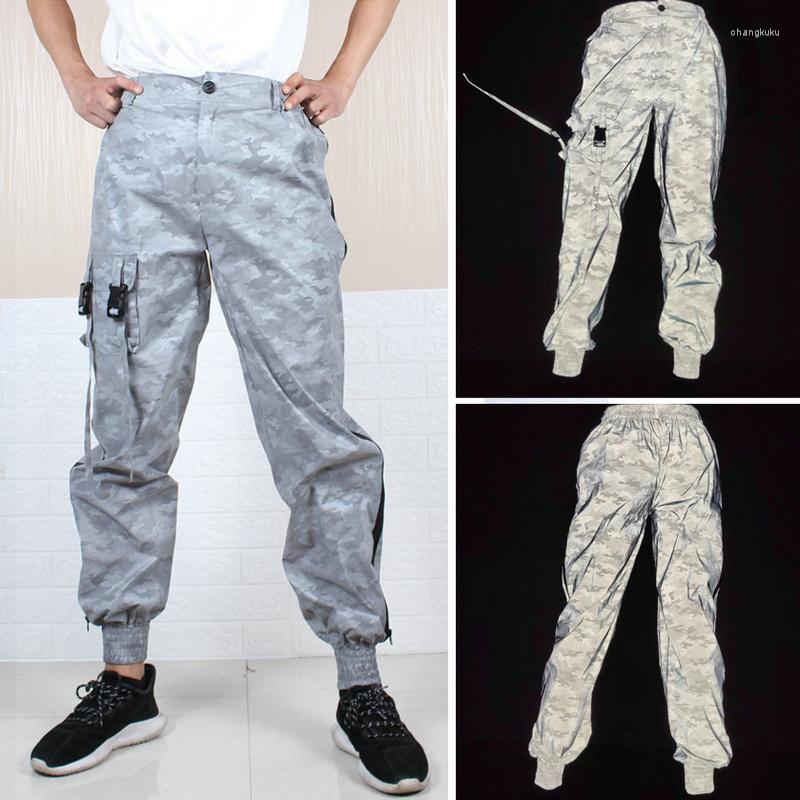 Men's Pants 2023 Men Reflective Hip Hop Light Shiny Male Streetwear Joggers Sweatpants Autumn Loose Camouflage Harem Trousers, Gray
Men's Pants 2023 Men Reflective Hip Hop Light Shiny Male Streetwear Joggers Sweatpants Autumn Loose Camouflage Harem Trousers, Gray