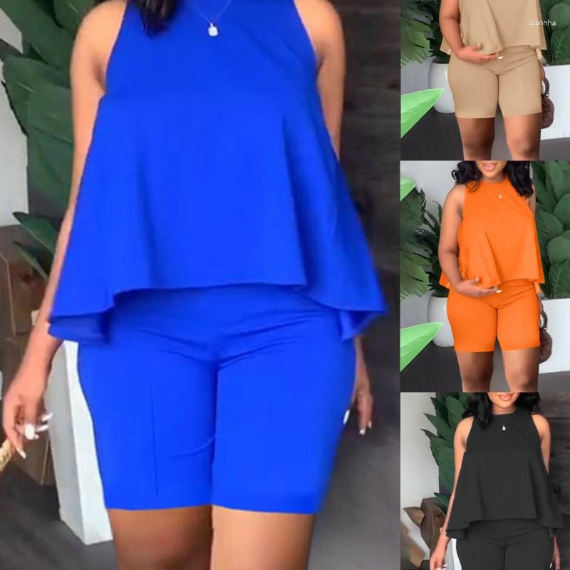 Women' Tracksuits Summer Women Sexy Fashion Temperament Commuting Solid Color Sleeveless Two Piece Top Shorts Set Casual 2 Mujer Oufit, Black
Women' Tracksuits Summer Women Sexy Fashion Temperament Commuting Solid Color Sleeveless Two Piece Top Shorts Set Casual 2 Mujer Oufit, Black