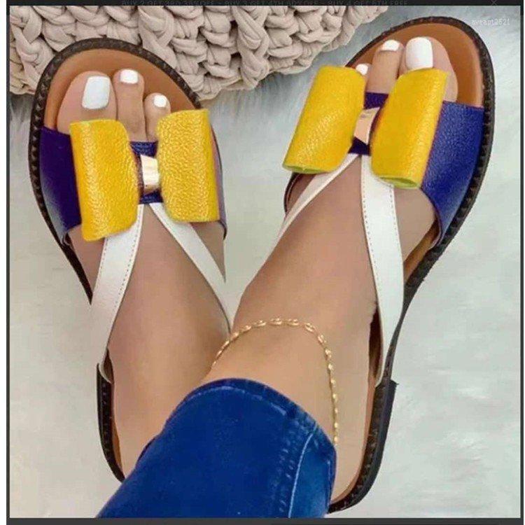 Slippers 2023 Summer Women's Sandals Flat Bottom Bow Tie And Wl-R026, Golden
Slippers 2023 Summer Women's Sandals Flat Bottom Bow Tie And Wl-R026, Golden