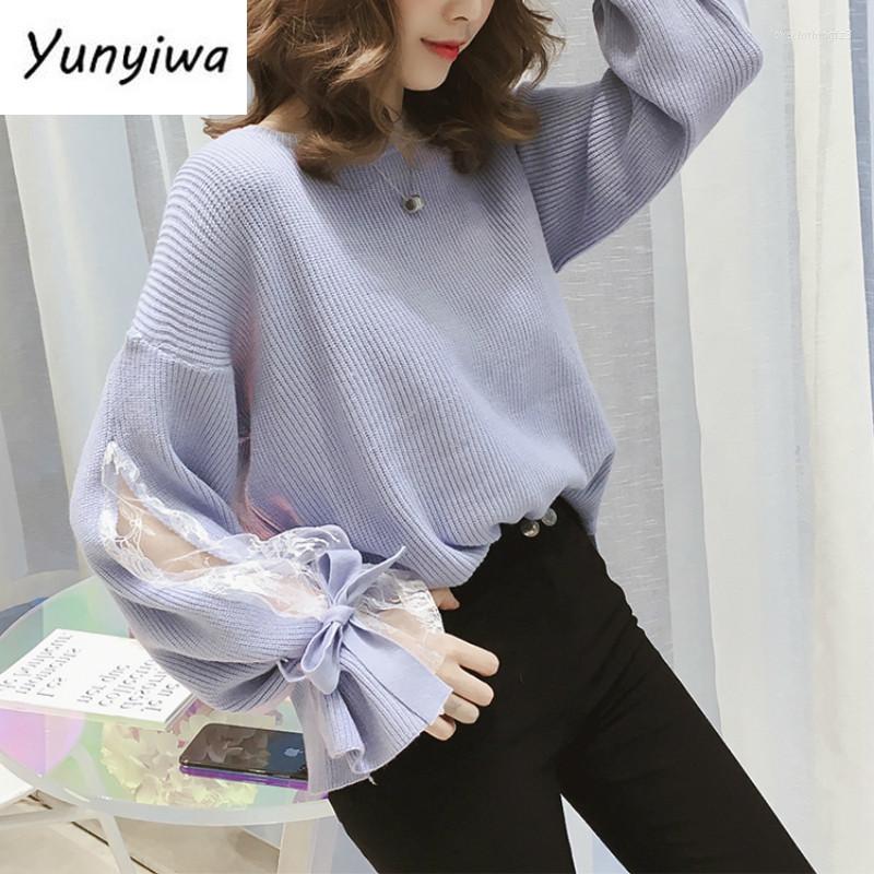 Women's Sweaters Women Elegant Trendy Lantern Sleeve Sweet Bow Design Chic Lady Knitwear All-match Spring Fall Womens Sweater, White
Women's Sweaters Women Elegant Trendy Lantern Sleeve Sweet Bow Design Chic Lady Knitwear All-match Spring Fall Womens Sweater, White