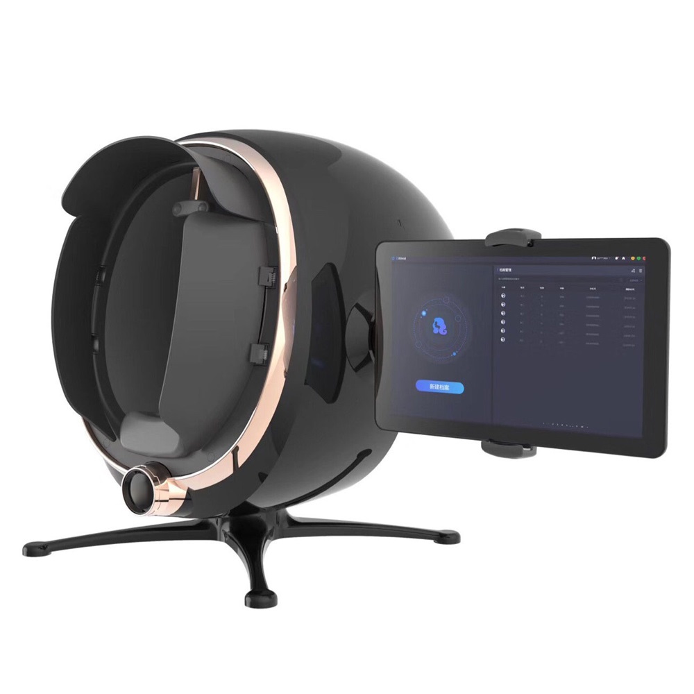 Skin Diagnosis System Top Sale Professional 3d face Test Analyzer Facial Scanner Analyzer Device 3d Skin Analysis Machine, Black
Skin Diagnosis System Top Sale Professional 3d face Test Analyzer Facial Scanner Analyzer Device 3d Skin Analysis Machine, Black