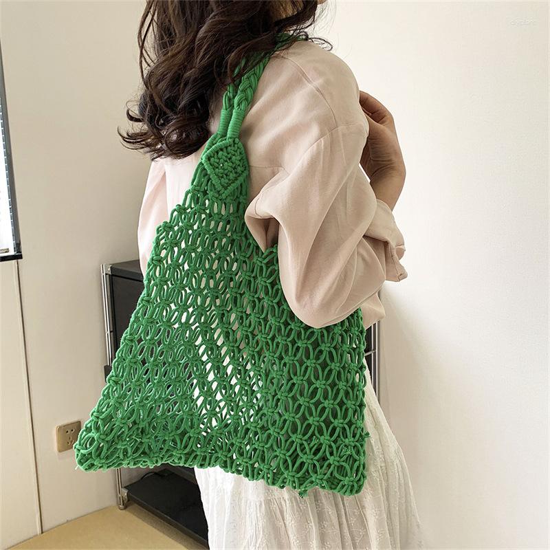 Evening Bags Bohemia Retro Hand-weave Hollow Grid Tote Handbags Summer Bohemian Shoulder For Women 2023 Trendy Shopping, Black
Evening Bags Bohemia Retro Hand-weave Hollow Grid Tote Handbags Summer Bohemian Shoulder For Women 2023 Trendy Shopping, Black