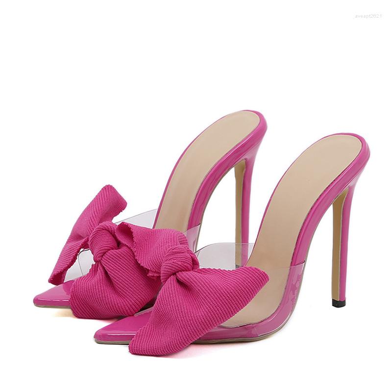 Slippers Summer Thin High Heels Women Fashion Mesh Bowknot Pointed Toe Party Stripper Shoes PVC Transparent Sandals For, Green
Slippers Summer Thin High Heels Women Fashion Mesh Bowknot Pointed Toe Party Stripper Shoes PVC Transparent Sandals For, Green