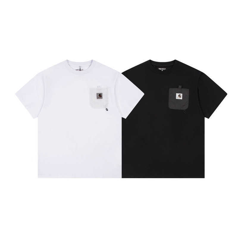 Fashion Men' and Women' T-shirt Tooling Brand Carhart New Mountain Pocket Short Sleeve Workwear Casual Loose Round Neck Couple Bottom J4ju, White
Fashion Men' and Women' T-shirt Tooling Brand Carhart New Mountain Pocket Short Sleeve Workwear Casual Loose Round Neck Couple Bottom J4ju, White