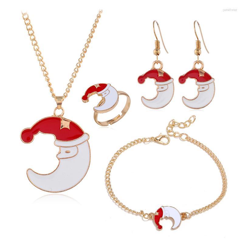 Pendant Necklaces Santa Claus In The Shape Of Moon Necklace Alloy Enamel Ornaments Xmas Gift Year Jewelry For Family And Friends
Pendant Necklaces Santa Claus In The Shape Of Moon Necklace Alloy Enamel Ornaments Xmas Gift Year Jewelry For Family And Friends