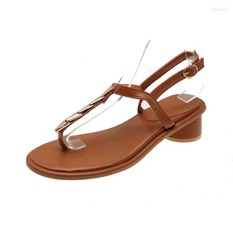 Sandals 2023 Ladies Round Head Women Summer Shoes Women's Beach Low Heel Clip Toes Buckle Strap Female Sandalias Flat, Beige
Sandals 2023 Ladies Round Head Women Summer Shoes Women's Beach Low Heel Clip Toes Buckle Strap Female Sandalias Flat, Beige
