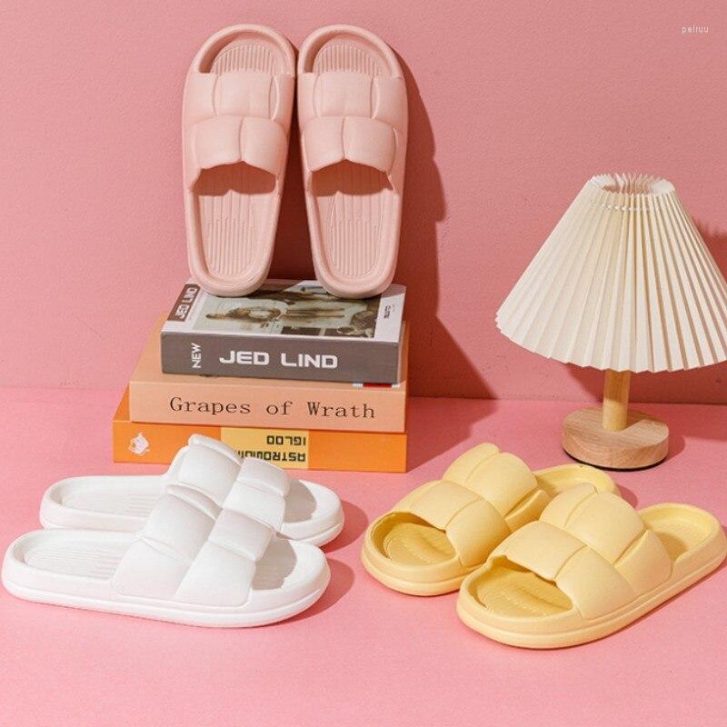 Slippers 1PC Thick Flat Bottom Bathroom Home Fashion Soft Sole EVA Indoor Lady Sandals 2023 Summer Non Slip Flip Flops, Pink
Slippers 1PC Thick Flat Bottom Bathroom Home Fashion Soft Sole EVA Indoor Lady Sandals 2023 Summer Non Slip Flip Flops, Pink