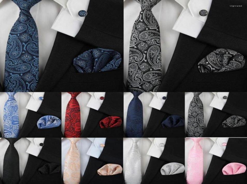 Bow Ties 1 Set Silk Necktie Paisley Jacquard Men Formal For Wedding Cufflinks And Handkerchief5006341
Bow Ties 1 Set Silk Necktie Paisley Jacquard Men Formal For Wedding Cufflinks And Handkerchief5006341