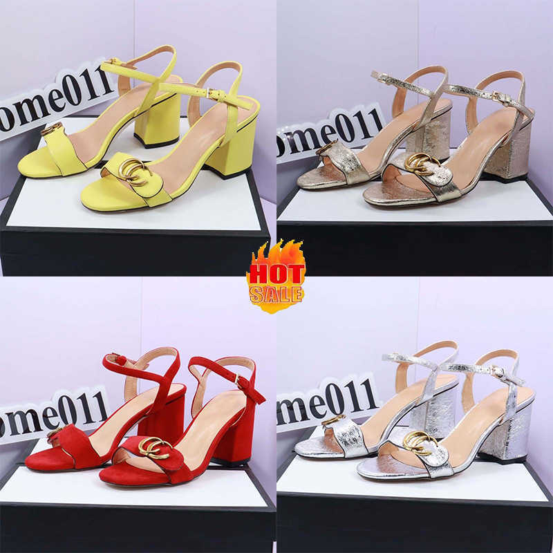 2023 High Heels 7CM Women's Sandals Designer Bronze Buckle New Thick Heels Everything Match One Word Buckle Open Toe Sandals Outdoor, #5
2023 High Heels 7CM Women's Sandals Designer Bronze Buckle New Thick Heels Everything Match One Word Buckle Open Toe Sandals Outdoor, #5