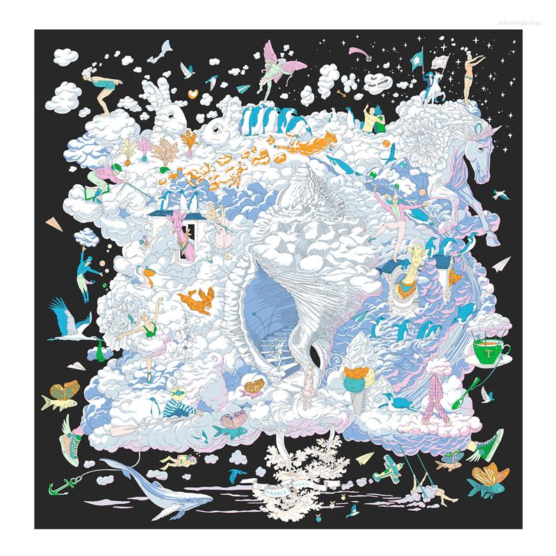 Scarves POBING Twill Silk Scarf Women Euro Horse Print Square Echarpes Foulards Femme Wraps Bandana Lxury Hijab
Scarves POBING Twill Silk Scarf Women Euro Horse Print Square Echarpes Foulards Femme Wraps Bandana Lxury Hijab