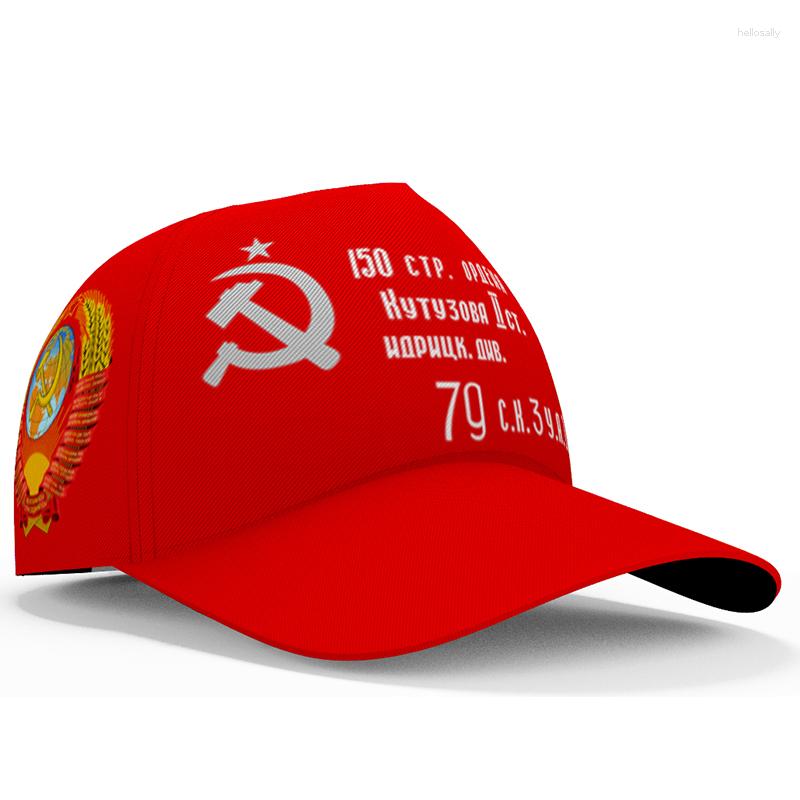 Ball Caps Soviet Union Baseball Cap Custom Logo Victory Day Banner Hat Country Russia Travel Socialist Nation USSR CCCP 1945 Flag Headgear, Style 1
Ball Caps Soviet Union Baseball Cap Custom Logo Victory Day Banner Hat Country Russia Travel Socialist Nation USSR CCCP 1945 Flag Headgear, Style 1