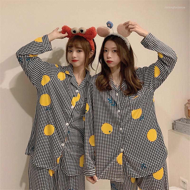 Women's Sleepwear 2023 Loose And Comfortable Long-sleeved Tops Home Service Two-piece Suit Sweet Plaid Pajamas Women's Autumn Winter, Army green
Women's Sleepwear 2023 Loose And Comfortable Long-sleeved Tops Home Service Two-piece Suit Sweet Plaid Pajamas Women's Autumn Winter, Army green