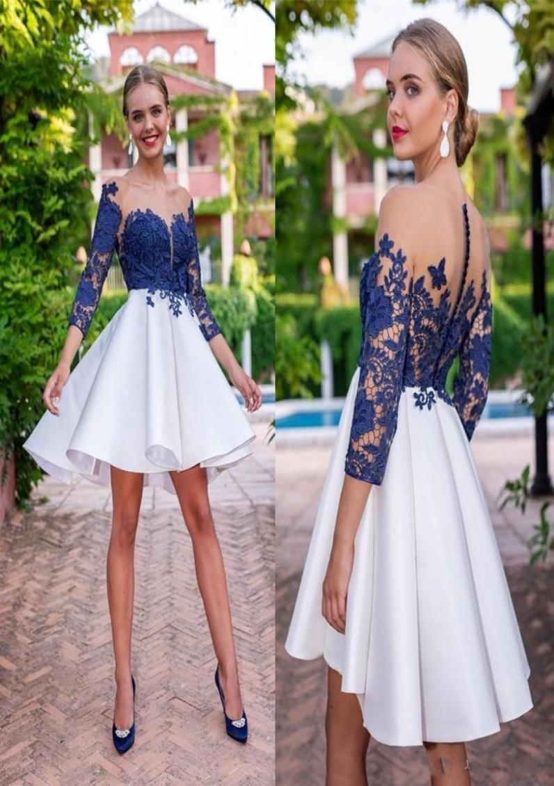 New Royal Blue Cocktail Dresses Sheer Neck Appliques Lace Long Sleeve Ruffles Mini Short Homecoming Graduation Dress Formal Dress 7531885, Daffodil
New Royal Blue Cocktail Dresses Sheer Neck Appliques Lace Long Sleeve Ruffles Mini Short Homecoming Graduation Dress Formal Dress 7531885, Daffodil