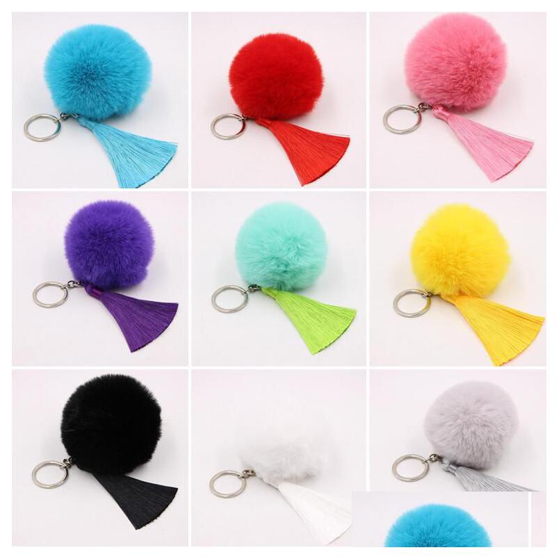 Keychains Lanyards 29 Colors 8Cm Rabbit Fur Ball Tassel Keychain Mticolor Tassels Pompom Handbag Key Ring Car Pendant Drop Deliver Dhvxs
Keychains Lanyards 29 Colors 8Cm Rabbit Fur Ball Tassel Keychain Mticolor Tassels Pompom Handbag Key Ring Car Pendant Drop Deliver Dhvxs