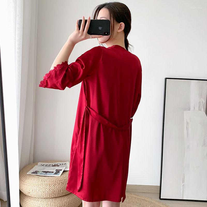 Women's Sleepwear Women's Bridal Wedding Satin 2PCS Robe Set Kimono Gown V-Neck Bridesmaid Bathrobe Spaghetti Strap Nightgown Intimate, Black
Women's Sleepwear Women's Bridal Wedding Satin 2PCS Robe Set Kimono Gown V-Neck Bridesmaid Bathrobe Spaghetti Strap Nightgown Intimate, Black