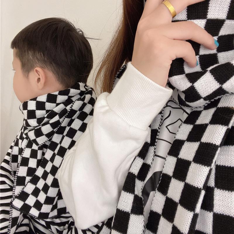 Scarves 2023 Women Knitted Wool Scarf Spring Luxury White Black Plaid Shawl Female Casual Wraps Fashion Children Decorate
Scarves 2023 Women Knitted Wool Scarf Spring Luxury White Black Plaid Shawl Female Casual Wraps Fashion Children Decorate