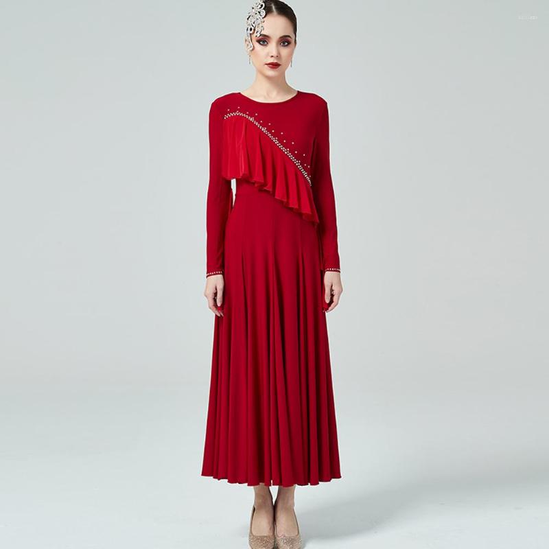 Stage Wear 2023 Ballroom Dance Dress Waltz Tango Foxtrot Elegant Evening Party Performance Dancewear Practise Skirt Float Sleeves, Green
Stage Wear 2023 Ballroom Dance Dress Waltz Tango Foxtrot Elegant Evening Party Performance Dancewear Practise Skirt Float Sleeves, Green