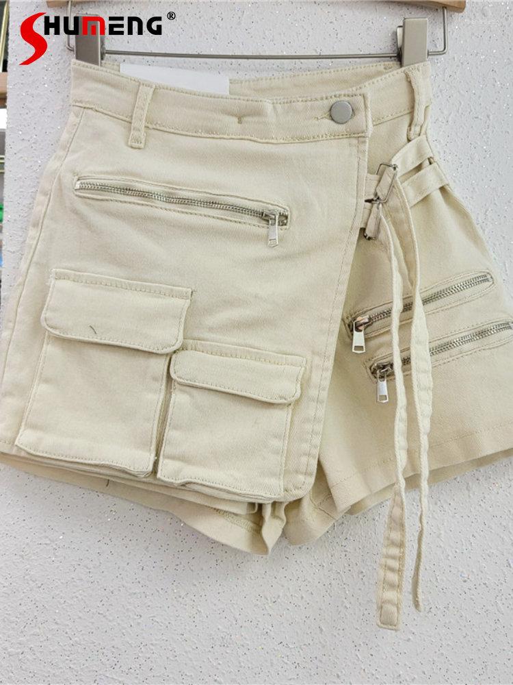 Women' Jeans Streetwear Women' Irregular Multi-Pocket Work A- Line Jean Shorts 2023 Spring Summer Loose Wide-Leg Blue Short Denim
Women' Jeans Streetwear Women' Irregular Multi-Pocket Work A- Line Jean Shorts 2023 Spring Summer Loose Wide-Leg Blue Short Denim