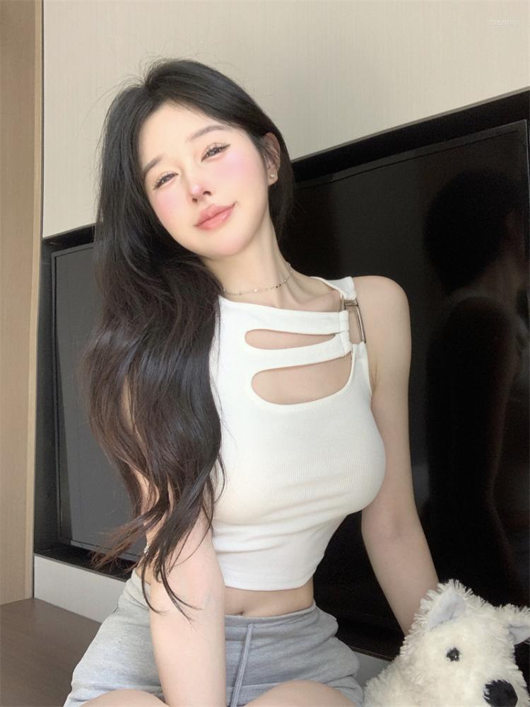 Women's Tanks Summer Hollow Out Sexy Slim Cropped Tops Women Y2k Aesthetic Fashion Streetwear Solid Tank Top All Match Sleeveless Casual, Black
Women's Tanks Summer Hollow Out Sexy Slim Cropped Tops Women Y2k Aesthetic Fashion Streetwear Solid Tank Top All Match Sleeveless Casual, Black