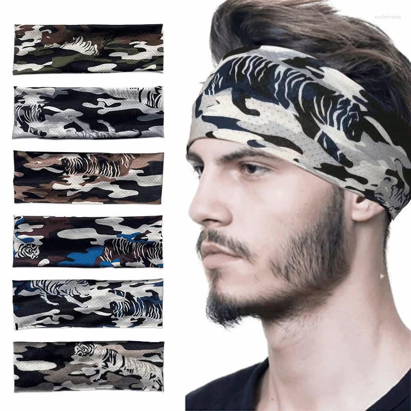 Bandanas Men Summer Silk Camouflage Sport Headband Elastic Yoga Hair Band For Volleyball Cycling Fitness Tennis Hairband Sweatband
Bandanas Men Summer Silk Camouflage Sport Headband Elastic Yoga Hair Band For Volleyball Cycling Fitness Tennis Hairband Sweatband