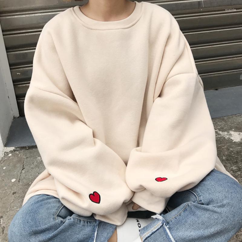 Women' Hoodies Women Trendy Solid O-neck Love Heart Embroidery Pullover 2023 Harajuku Students Long Style Full Sleeve Ladies Sweatshirts, Black
Women' Hoodies Women Trendy Solid O-neck Love Heart Embroidery Pullover 2023 Harajuku Students Long Style Full Sleeve Ladies Sweatshirts, Black