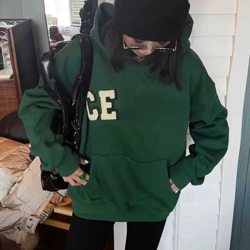Mens autumn winter sweater ce designer hoodie American embroidered pullover coat men women fashion loose sweatshirt, Green
Mens autumn winter sweater ce designer hoodie American embroidered pullover coat men women fashion loose sweatshirt, Green