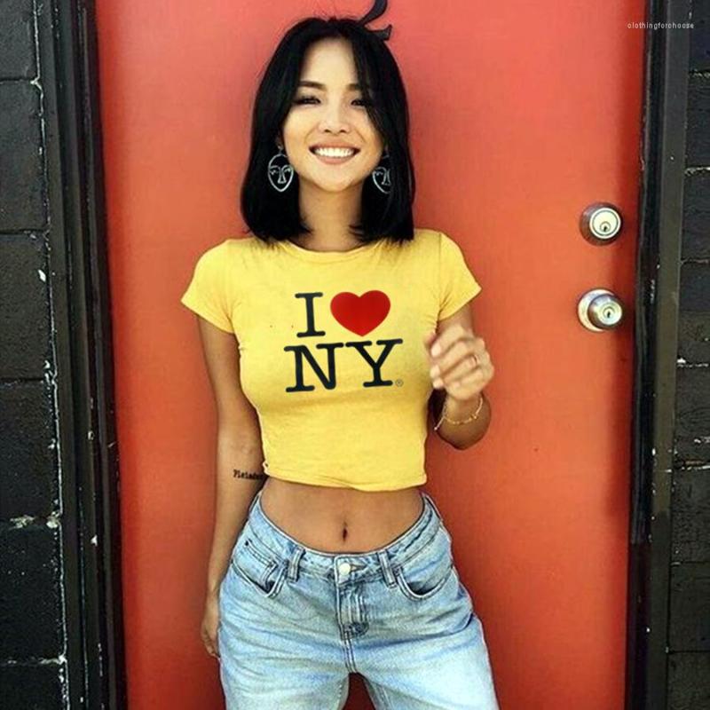 Women's T Shirts I Love NY Funny Summer Fashion Women Shirt Harajuku Crop Top Sexy Party Clothes Gothic Baby Tee Y2k Tshirt Aesthetic, Yellow
Women's T Shirts I Love NY Funny Summer Fashion Women Shirt Harajuku Crop Top Sexy Party Clothes Gothic Baby Tee Y2k Tshirt Aesthetic, Yellow