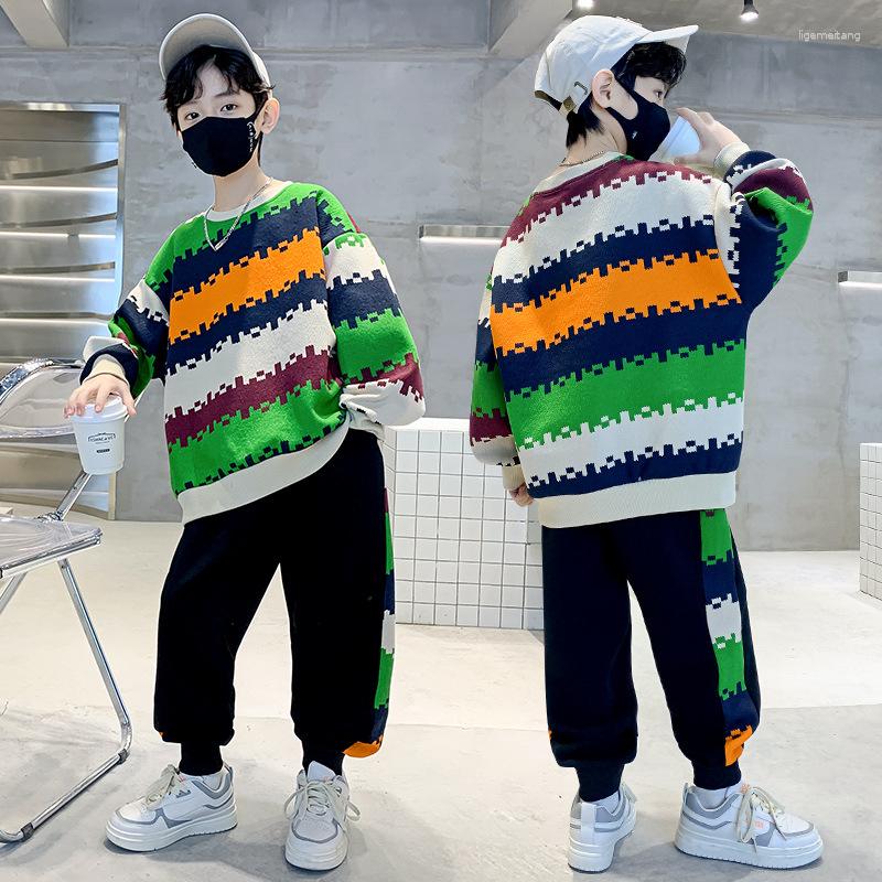 Clothing Sets Boys Sport Fashion Print Sweatshirt Top Pants Two Pieces Suit Outfits Teen Children Tracksuit Spring Fall, Picture shown
Clothing Sets Boys Sport Fashion Print Sweatshirt Top Pants Two Pieces Suit Outfits Teen Children Tracksuit Spring Fall, Picture shown