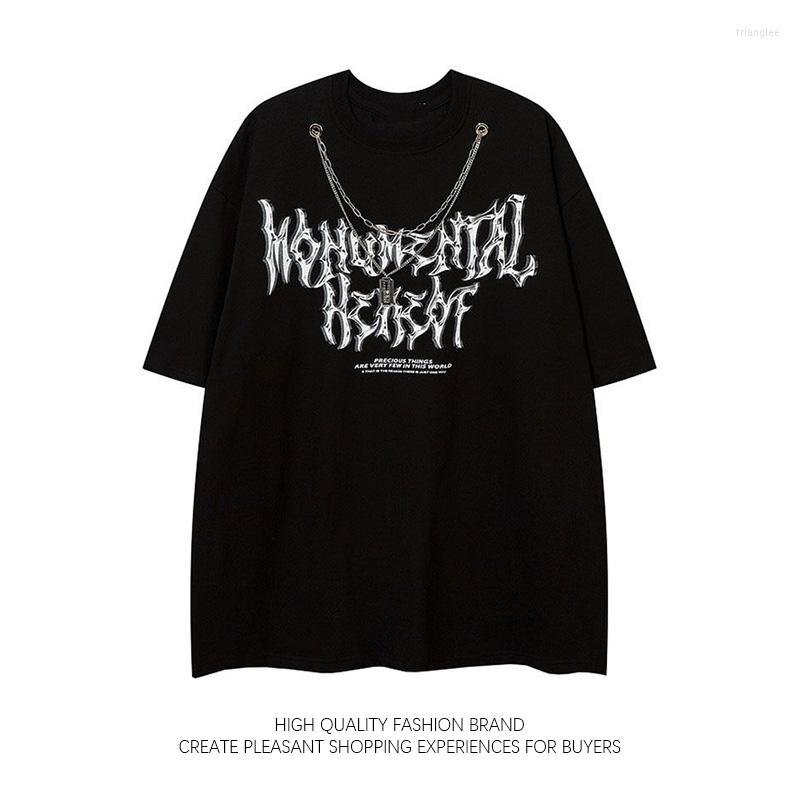 Men's T Shirts American Vintage Letter Short-sleeved T-shirt Men Women 2023SS Gothic Tees Male Preppy Hole Chain Punk Streetwear Anime, Black
Men's T Shirts American Vintage Letter Short-sleeved T-shirt Men Women 2023SS Gothic Tees Male Preppy Hole Chain Punk Streetwear Anime, Black