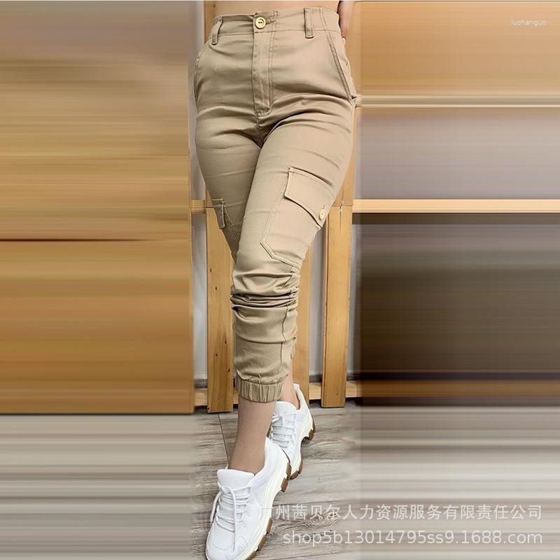 Women' Pants Women High Waist Bodycon Long Trousers Streetwear Elegant Fashion Buttoned Pockets Design Solid Casual Skinny, Khaki
Women' Pants Women High Waist Bodycon Long Trousers Streetwear Elegant Fashion Buttoned Pockets Design Solid Casual Skinny, Khaki