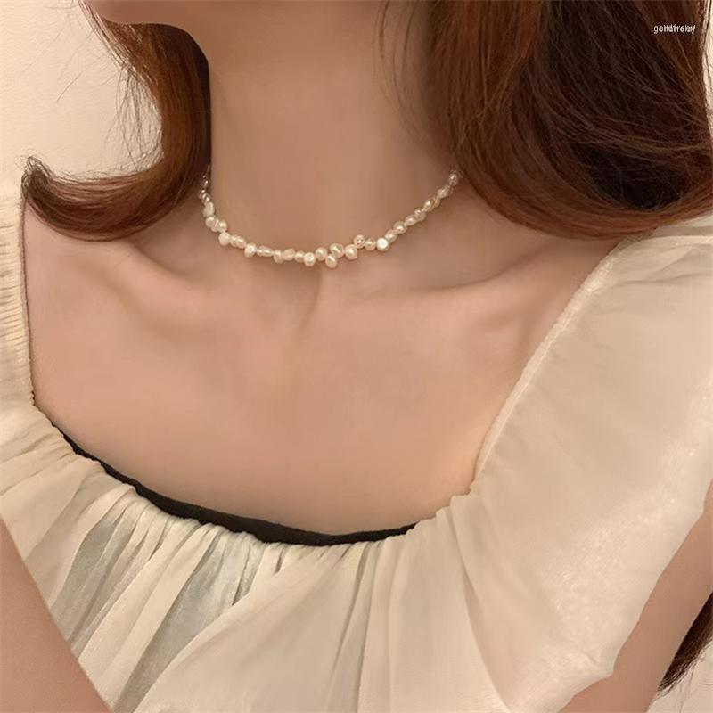 Chains Korean Fashion Summer Women Necklace Choker Aesthetic Irregular Pearl Virgin Girls Collares Jewelry ItemsChains Gord22
Chains Korean Fashion Summer Women Necklace Choker Aesthetic Irregular Pearl Virgin Girls Collares Jewelry ItemsChains Gord22