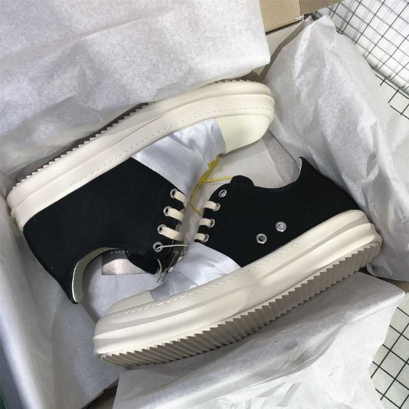 rick RO shoes for men and women with low top dark milk fragrant double thread pleated bandage masked canvas bandage thick sole board shoes trendy men's shoes, Black fold
rick RO shoes for men and women with low top dark milk fragrant double thread pleated bandage masked canvas bandage thick sole board shoes trendy men's shoes, Black fold