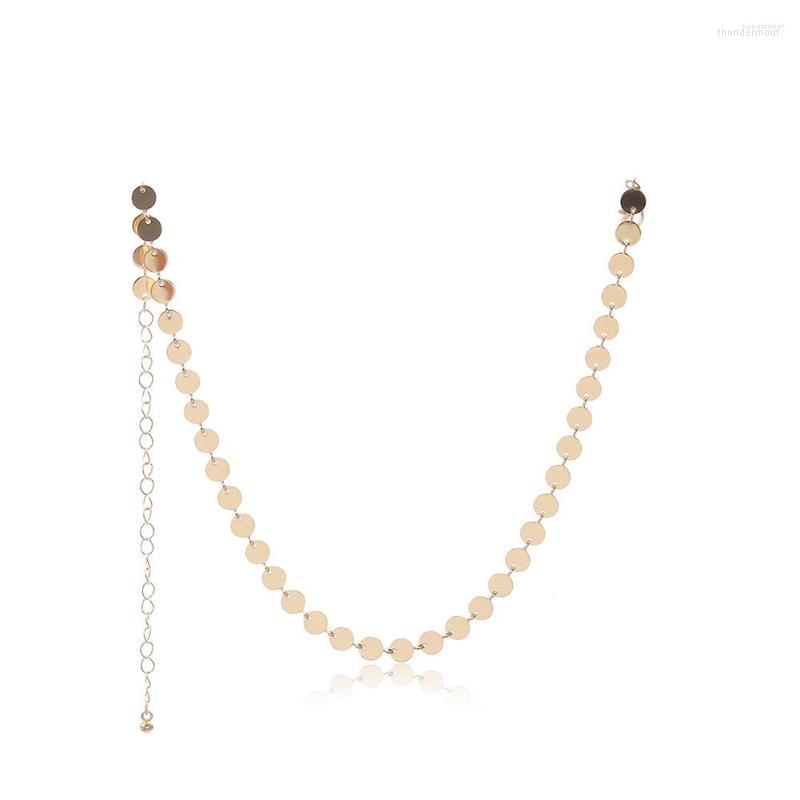 Chains Women Adjustable Chain Choker Necklace Copper Clavicle Gift Sequin Pendant Daily Gold Color
Chains Women Adjustable Chain Choker Necklace Copper Clavicle Gift Sequin Pendant Daily Gold Color