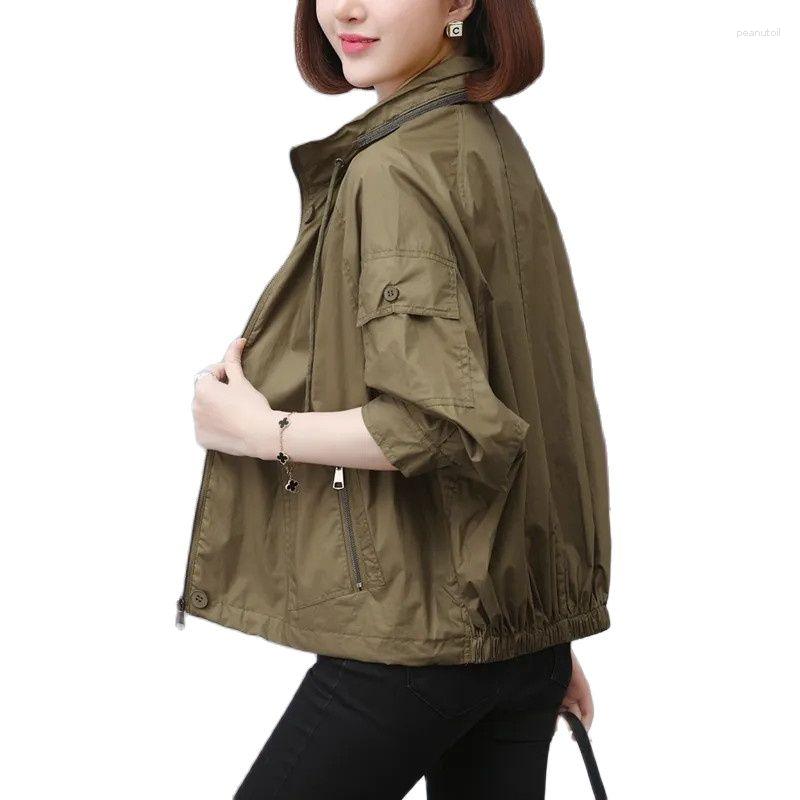 Women's Jackets Windbreaker Coat Women's Spring And Autumn Thin Section Work Clothes Sunscreen Tops Will Be 2023 Outerwear, Green
Women's Jackets Windbreaker Coat Women's Spring And Autumn Thin Section Work Clothes Sunscreen Tops Will Be 2023 Outerwear, Green