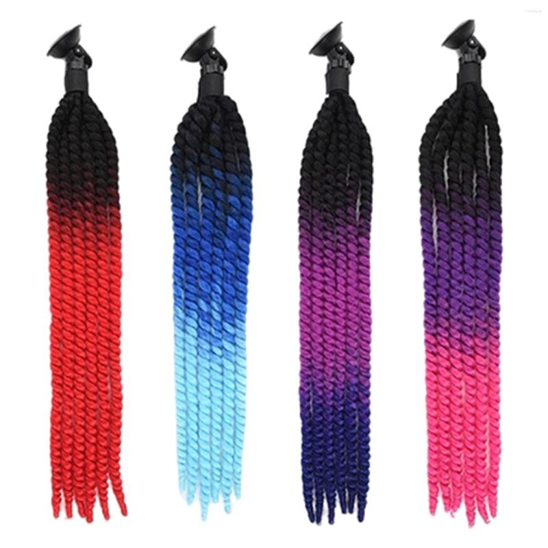 Motorcycle Helmets Helmet Pigtails (Helmet Not Included) Braids Ponytail For, Purple blue
Motorcycle Helmets Helmet Pigtails (Helmet Not Included) Braids Ponytail For, Purple blue