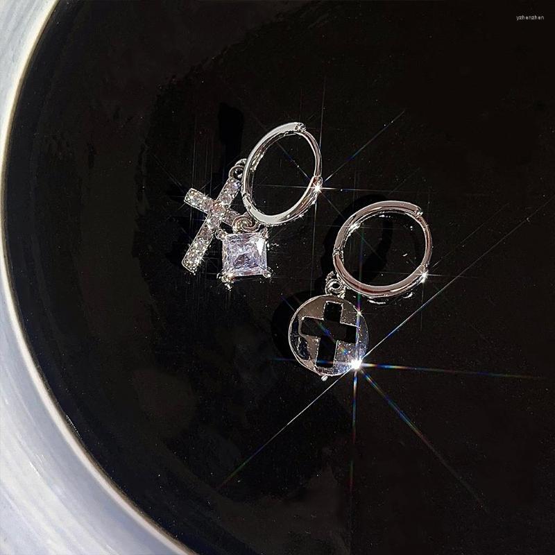 Dangle Earrings Cross Rhinestone Button Drop For Women Sweet Cool Charm Fashion Asymmetrical Hip Hop Trend Jewelry
Dangle Earrings Cross Rhinestone Button Drop For Women Sweet Cool Charm Fashion Asymmetrical Hip Hop Trend Jewelry