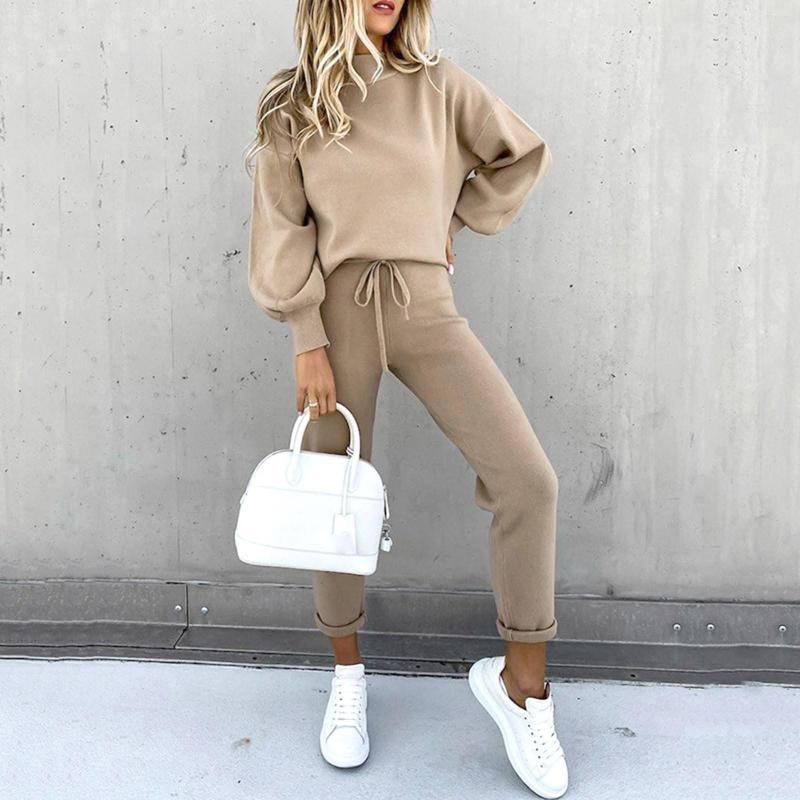 Women' Two Piece Pants Women' Tracksuit Pieces Autumn Fashion Solid Casual Long Sleeve Pullover Outfits High Waist Bandage Oversized, 1-navy
Women' Two Piece Pants Women' Tracksuit Pieces Autumn Fashion Solid Casual Long Sleeve Pullover Outfits High Waist Bandage Oversized, 1-navy