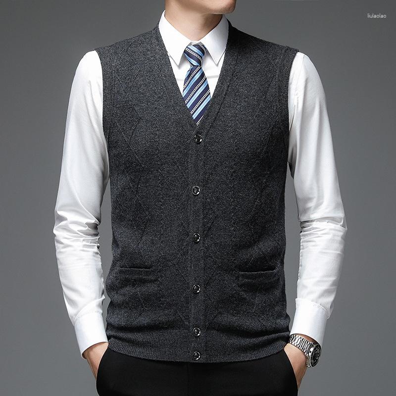 Men's Vests V Neck Knit Vest Sleeveless Casual Men Clothing Wool Top Grade Autum Fashion Brand Plain Solid Pullover Sweater, Burgundy
Men's Vests V Neck Knit Vest Sleeveless Casual Men Clothing Wool Top Grade Autum Fashion Brand Plain Solid Pullover Sweater, Burgundy