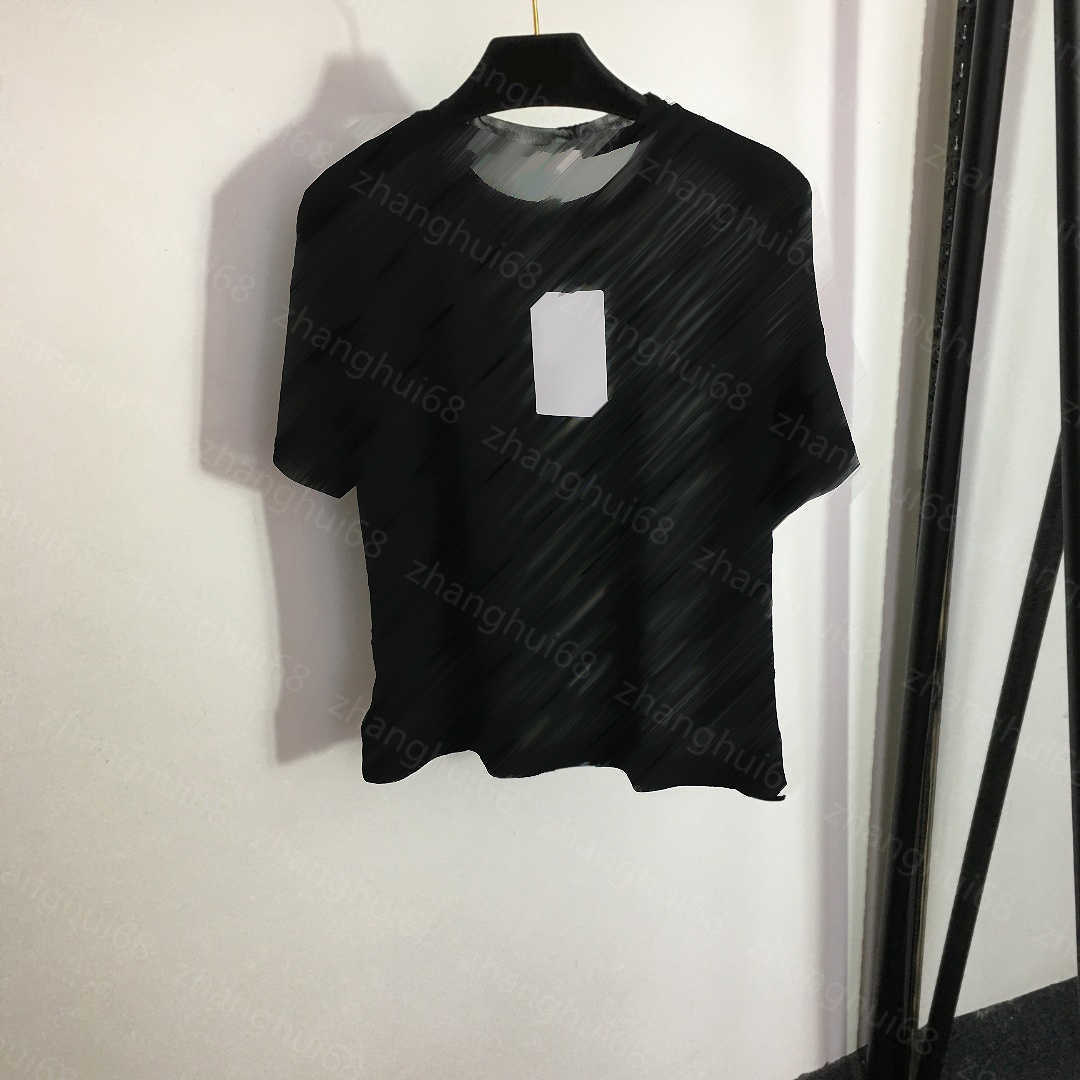 23ss tee Womens T-Shirt womens designer clothing Round neck Pure cotton Flocking logo thin See-through short sleeve mesh T-shirt High quality womens clothes
23ss tee Womens T-Shirt womens designer clothing Round neck Pure cotton Flocking logo thin See-through short sleeve mesh T-shirt High quality womens clothes