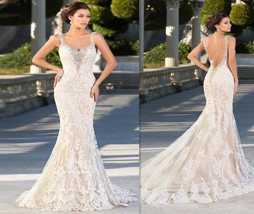 Setwell Wedding Dresses Crystal Beading Sweetheart Backless Mermaid Wedding Gowns Applique Lace Bridal Dress Custom Made5443970, Red
Setwell Wedding Dresses Crystal Beading Sweetheart Backless Mermaid Wedding Gowns Applique Lace Bridal Dress Custom Made5443970, Red