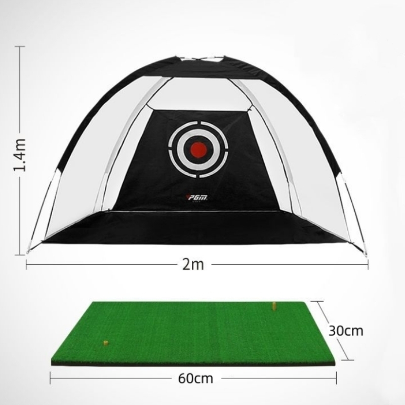 Other Golf Products 1M 2M Practice Net Tent Hitting Cage GardenGolf Training Equipment Outdoor Indoor Grassland Mesh 230627