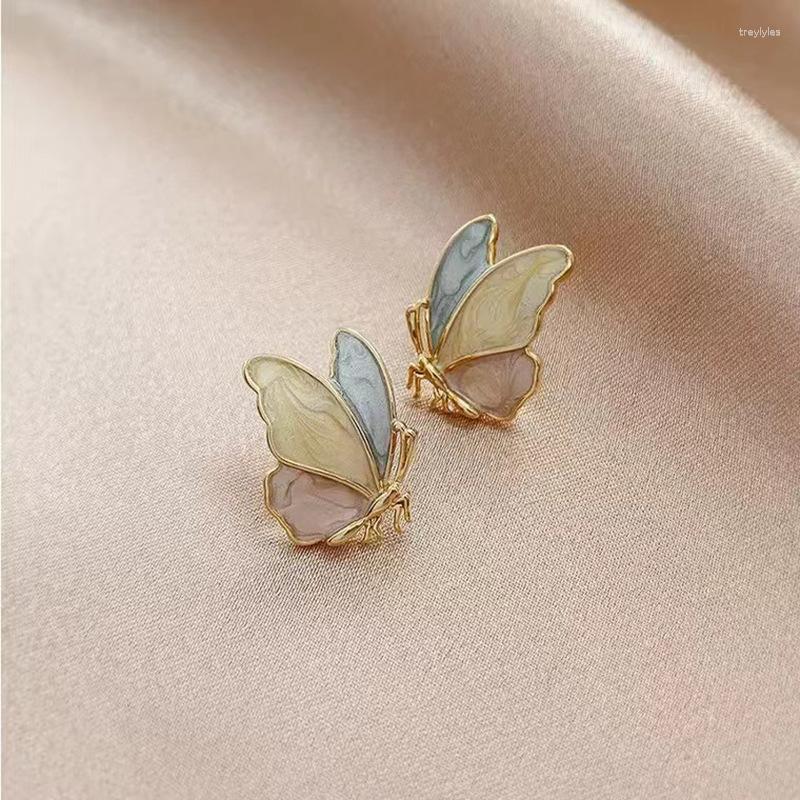 Stud Earrings Oil Drop Butterfly For Women Korean Light Luxury Zircon Sweet And Lovely Temperament Colorful Earring Girl Jewelry
Stud Earrings Oil Drop Butterfly For Women Korean Light Luxury Zircon Sweet And Lovely Temperament Colorful Earring Girl Jewelry