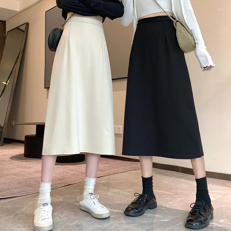 Skirts Spring 2023 High-waisted Half-length Skirt Women's Cover A-line Mid-length Black Medieval Dress
Skirts Spring 2023 High-waisted Half-length Skirt Women's Cover A-line Mid-length Black Medieval Dress